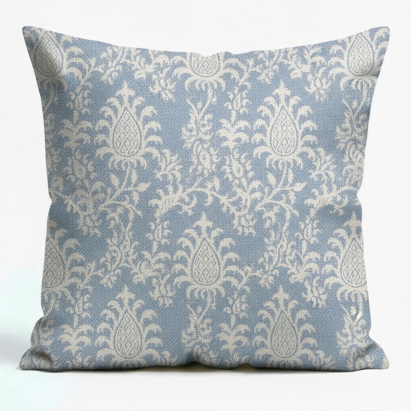 Desert Eve | Cushion Cover Bell Blue (Dark Side)
