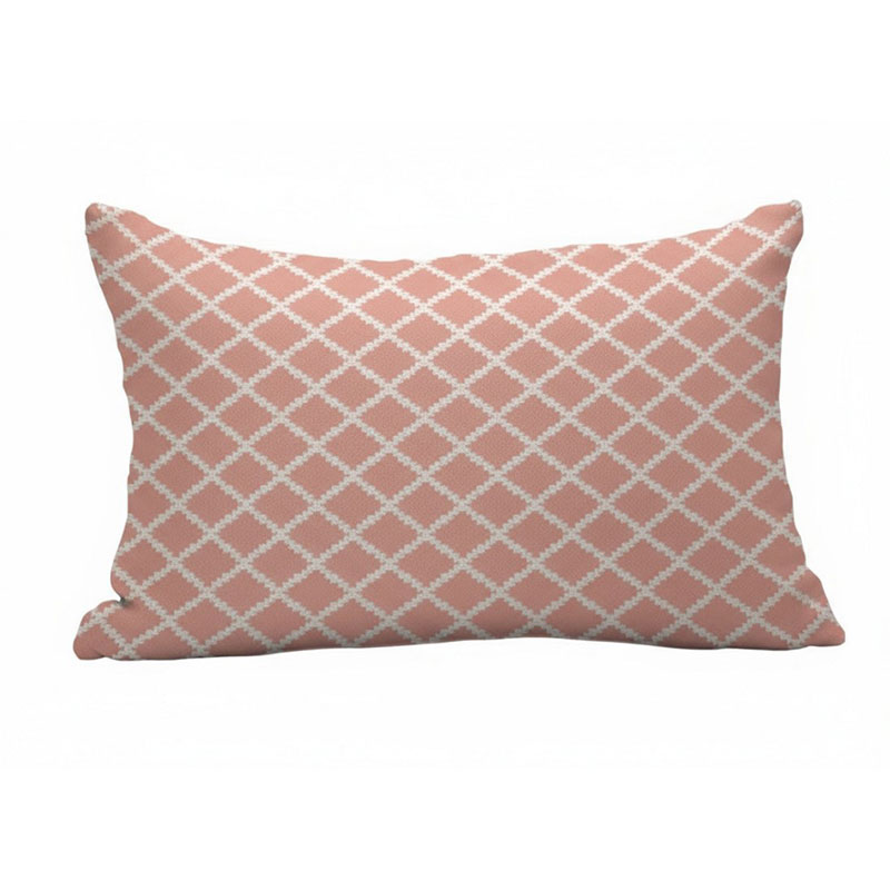 Diamond | Cushion Cover Morganite (Dark side)