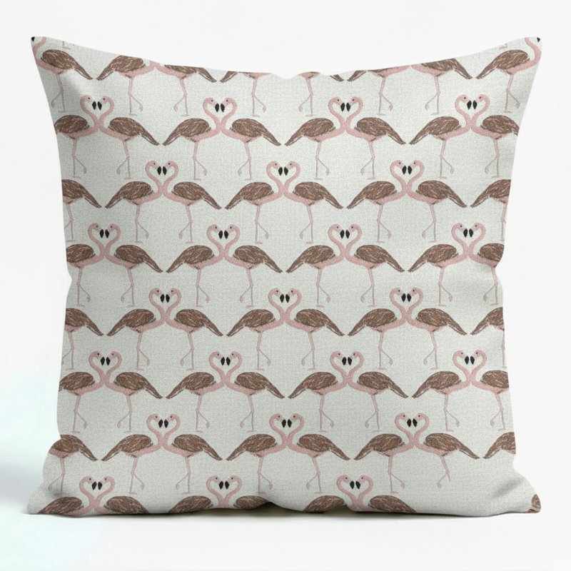 Flamingos | Cushion Cover Morganite